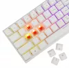 Teclado mecânico White Shark Wakizashi-2 US Red Switch, Tenkeyless/layout US, branco
