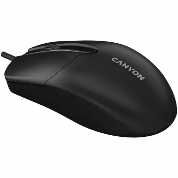 Rato CANYON M-5 com fio preto