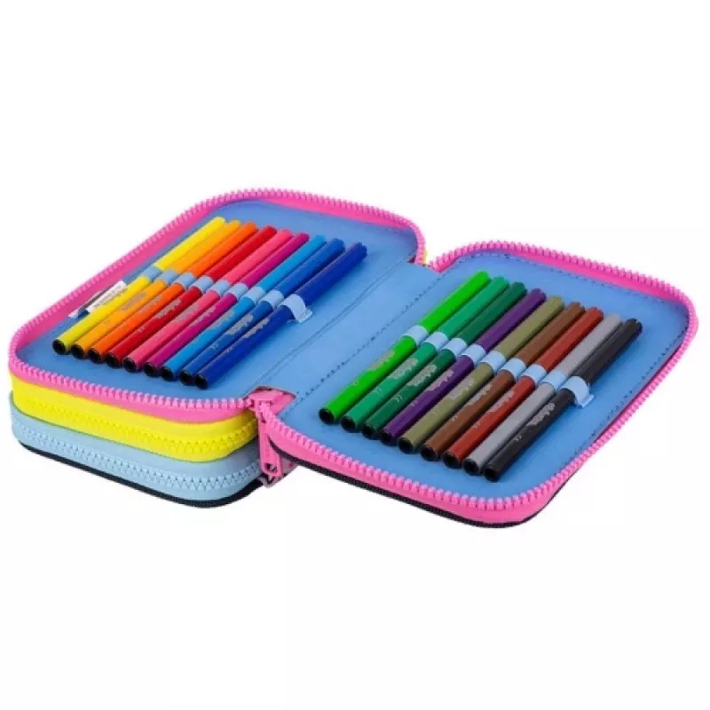Estojo de Três Andares com Acessórios CoolPack Jumper 3 IM GARTEN