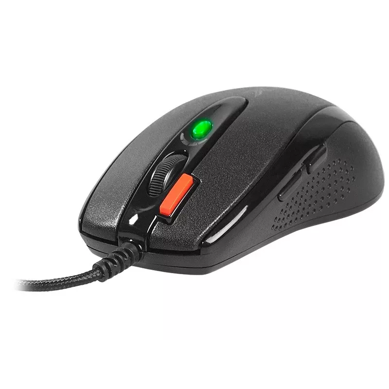 Rato gaming A4Tech X-7120 USB Type-A ambidestro 2000 DPI, 3 ms, com fio, preto