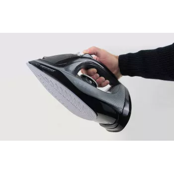 Ferro de engomar a vapor Esperanza EHI011 com base cerâmica Cinzento, Preto 2600 W