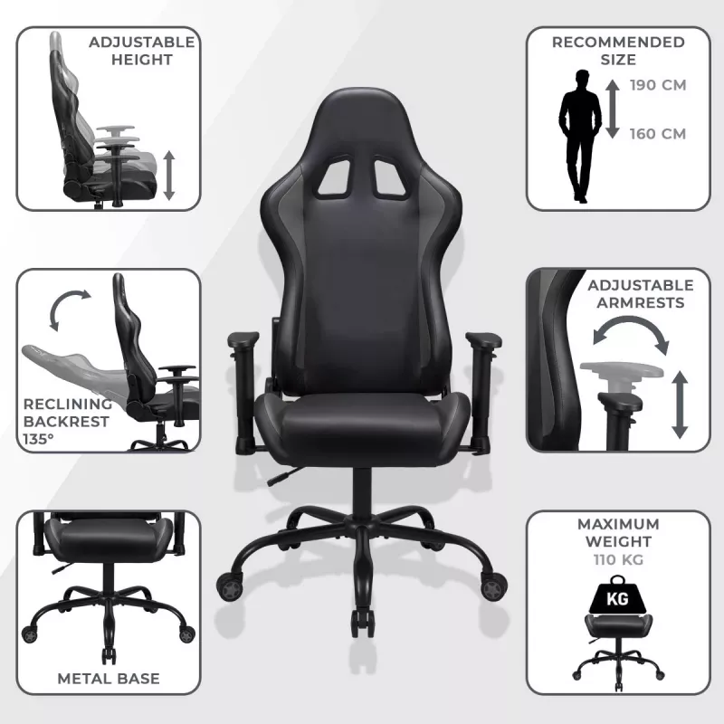 Cadeira gaming Subsonic Pro Gaming Seat DBZ SON GOKU
