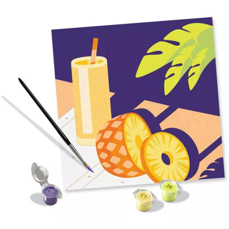 CreArt - Mocktail Ananas, pintura