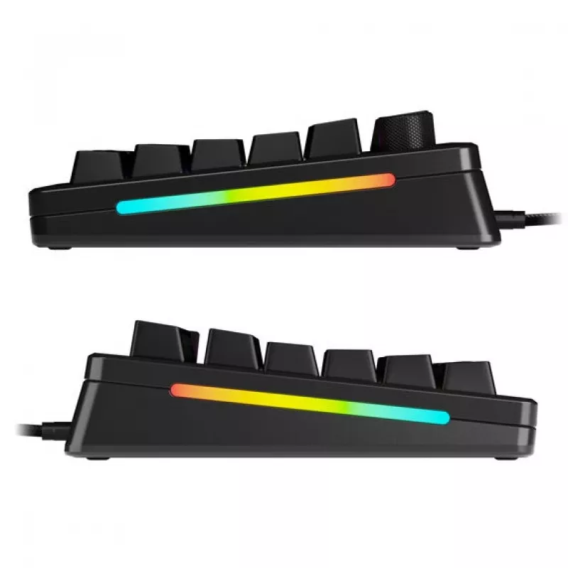 GLORIOUS GMMK 3 Pro – Teclado mecânico 75%, pré-montado, ISO (DE), interruptores Fox, preto
