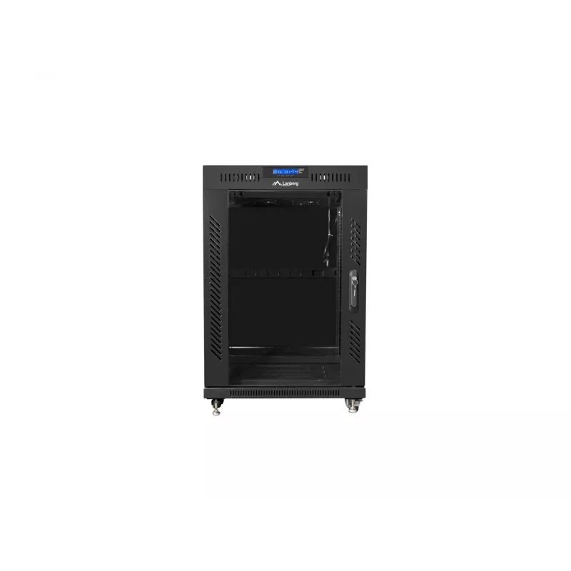 Armário autónomo Lanberg FF01-8015-12BL 15U Preto 800 kg