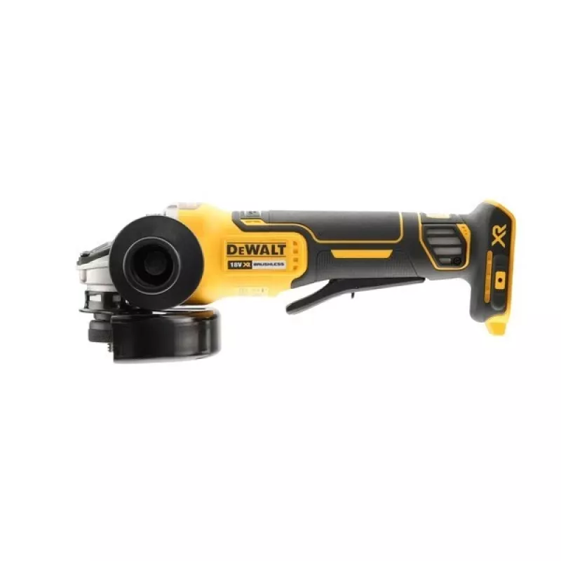 DeWALT DCG406N-XJ rebarbadora angular a bateria, 18V XR, sem escovas, 125 mm, interruptor de paleta, sem bateria