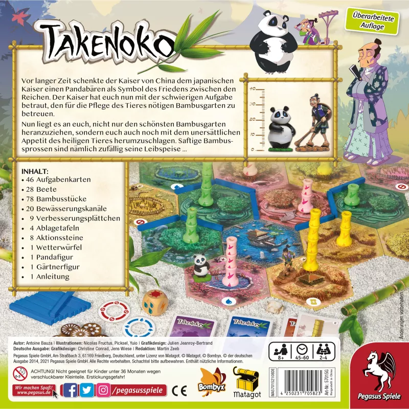 Takenoko, Jogo de tabuleiro