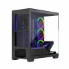 Caixa de PC MODECOM Volcano Stellar 5F ATX Midi Tower, vidro temperado, 5 ventoinhas pré-instaladas, USB‑C, suporta microATX/ATX, GPU máx. 420 mm, altura do cooler da CPU 175 mm