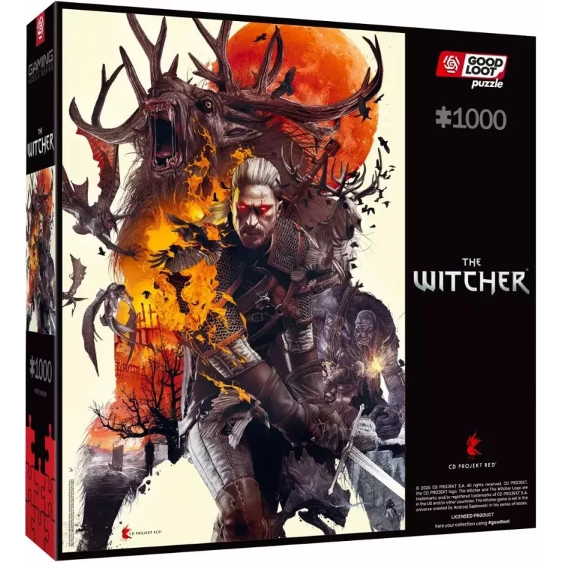 Puzzle Good Loot Gaming: The Witcher Monsters, 1000 peças