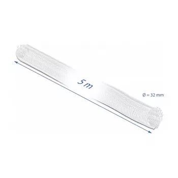 Manga de malha DeLOCK 20818 5 m x 32 mm branco
