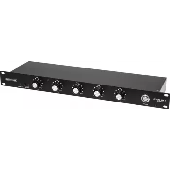 Equalizador DJ Omnitronic EQ-25 MK2 — 2 canais, EQ gráfico de 15 bandas