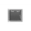 Lanberg WF10-2304-10S armário rack de parede de 10" 4U, 280×310 mm, porta de vidro, 20 kg, cinzento (RAL 7035)