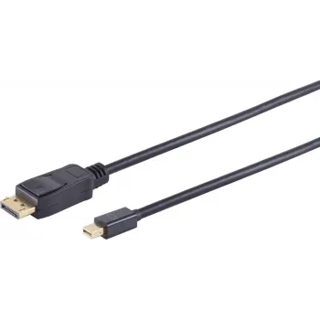 Cabo Mini DisplayPort para DisplayPort ShiverPeaks BS10-52025, 1 m, suporta até 3840×2160
