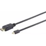 Cabo Mini DisplayPort para DisplayPort ShiverPeaks BS10-52025, 1 m, suporta até 3840×2160