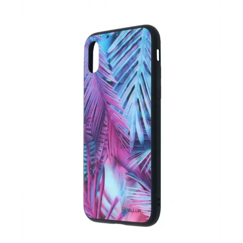 Capa de vidro protetor com impressão Tellur para iPhone XS – proteção de ecrã em vidro temperado