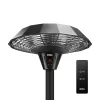 Aquecedor infravermelho elétrico de pé TARGUS TB2068S-01, 2000 W, 3 níveis de potência, IP45, para até 20 m²