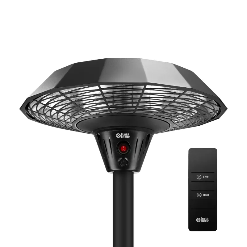 Aquecedor infravermelho elétrico de pé TARGUS TB2068S-01, 2000 W, 3 níveis de potência, IP45, para até 20 m²