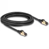 Cabo de rede DeLOCK RJ45 Cat.6A ficha-ficha S/FTP preto 3 m