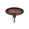 Aquecedor elétrico Sunred SMQ2000A para interior e exterior preto 2000 W aquecedor elétrico de quartzo