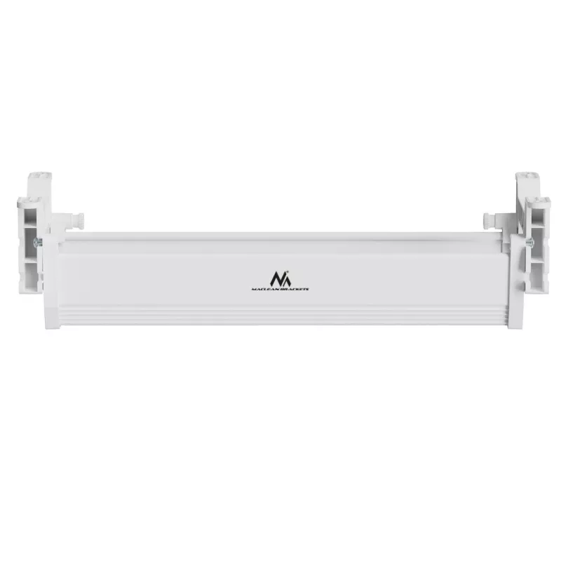 Organizador de cabos/tomadas sob a secretária Maclean, carga máx. 5 kg, branco, MC-106 W