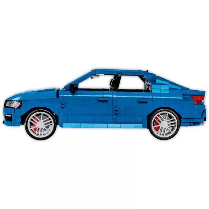 Blocos de construção Cobi Skoda Octavia RS modelo (2405 peças), a partir dos 10 anos, preto/azul