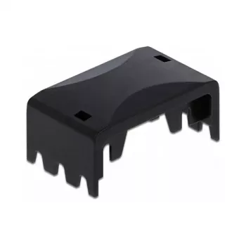 Módulo Keystone DeLOCK 86468 plano preto RJ-12