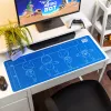 Tapete de secretária Paladone Astrobot – grande superfície em tecido para teclado e rato