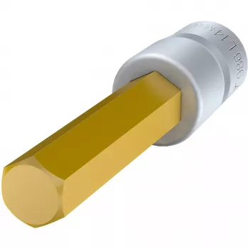 Chave de fendas com encaixe sextavado interior 986L-14, 1/2 14mm