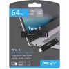 Pen drive PNY Elite-X 64 GB USB Type-C 3.2 Gen 1 (3.1 Gen 1) preto (P-FDI64GELTXC-GE)