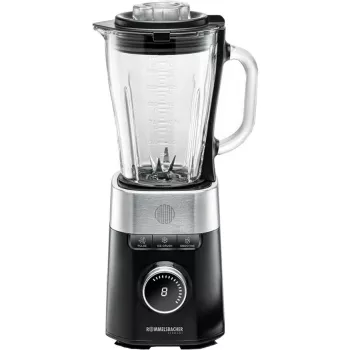 Batedeira Rommelsbacher MX 1260 — 1200 W, 1,5 L, preto/aço inoxidável