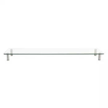Elevador para monitor com prateleira de vidro 1000 mm de comprimento