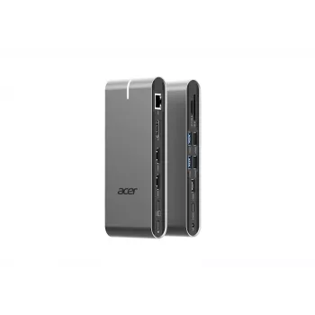 Estação de acoplamento universal Type-C Acer 15in1 (USB-C, 15 portas), estação de acoplamento + hub USB