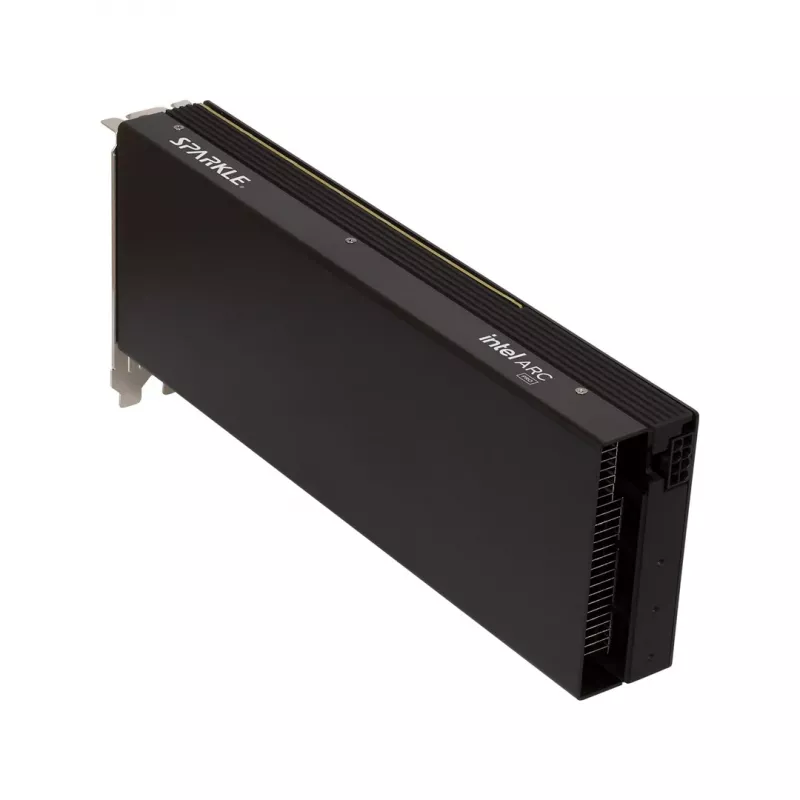 Placa gráfica Sparkle B60 Pro 24 GB Intel Arc, 2400 MHz, GDDR6 192-Bit, refrigeração passiva, PCIe 5.0 x8, 4× DisplayPort 2.1