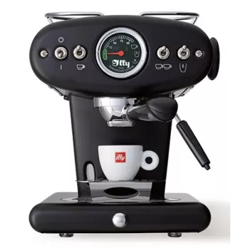 Máquina illy X1 Anniversary para café moído e cápsulas E.S.E. (preta)