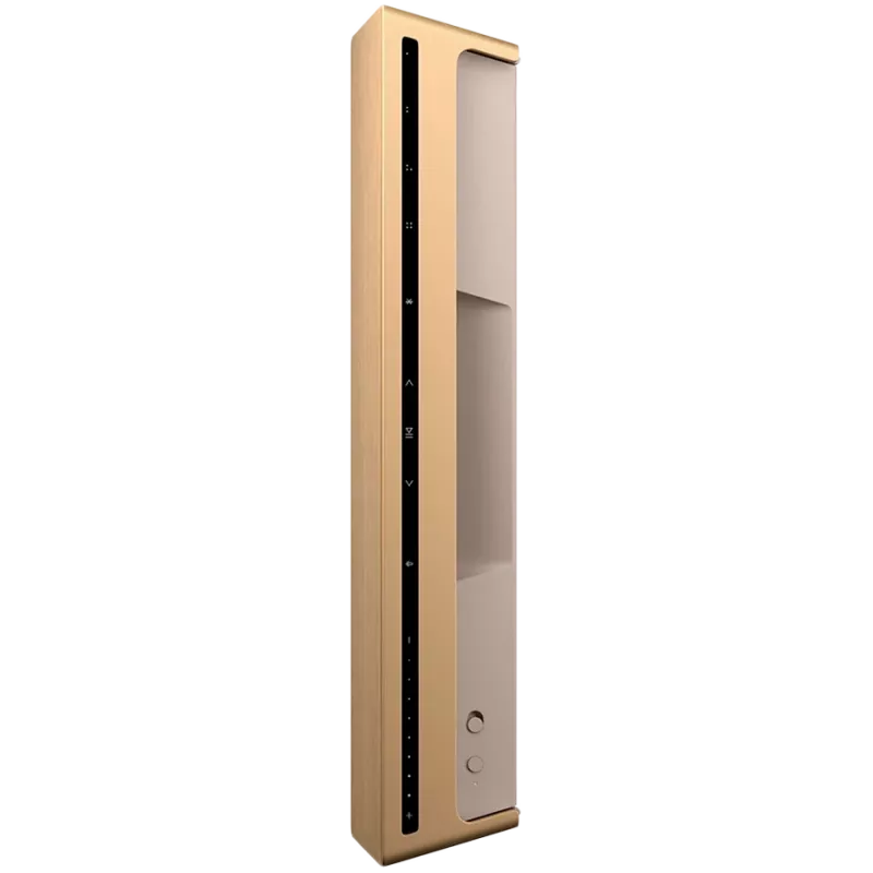 Coluna Beosound Level Gold Tone alumínio (cobertura Light Oak)