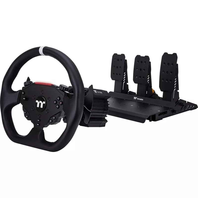 G6 Direct Drive Racing Wheel com pedais, conjunto para simuladores preto
