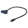 Cabo USB Gembird AUS3-03 0,2 m USB 3.0 Adaptador USB-C Preto
