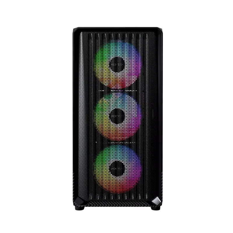Caixa de PC Micro Tower Montech X5M (B) – Micro-ATX/Mini-ITX, 3x120mm à frente, 1x120mm atrás, suporta fontes de alimentação ATX, 2x3,5 polegadas + 4x2,5 polegadas, preto