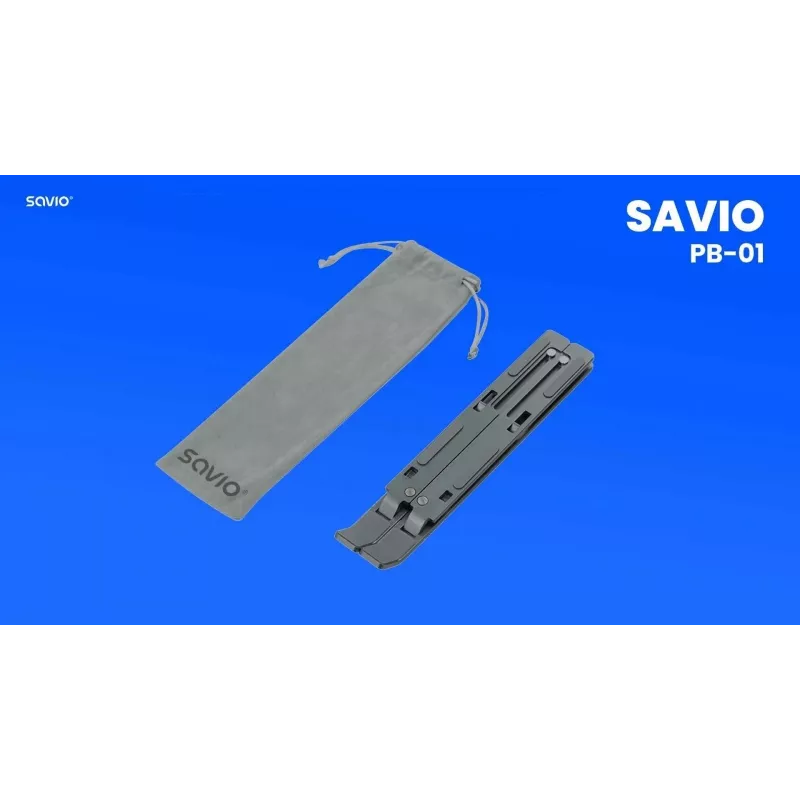 Suporte para portátil Savio SAVPB-01 prateado