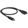 Cabo USB DeLOCK 0,5 m USB3.1 C - MicroUSB3.1 B