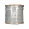 Cabo de rede Extralink par entrançado CAT6A FTP (F/FTP) V2 interior 500M cinzento