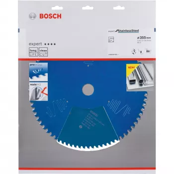 Lâmina de serra circular Expert para aço inoxidável, Ø 355 mm, 90Z furo 25,4 mm, para serras de corte e esquadria