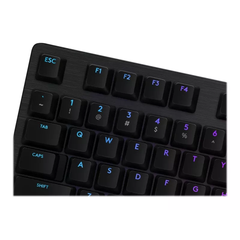 Logitech Gaming G512 - Teclado - retroiluminação - USB - QWERTY - Espanhol - Interruptores: GX Brown Tactile - Carvão