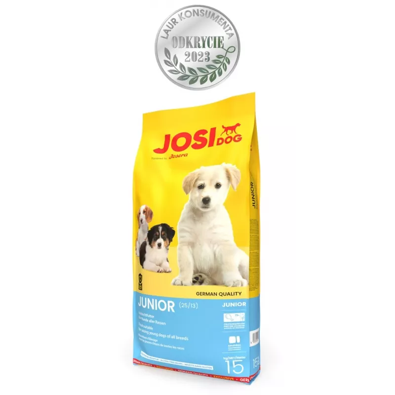 Josera JosiDog Junior ração seca para cachorros, frango, 15 kg