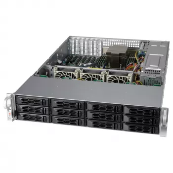 Caixa de servidor Supermicro CSE-LA26AC12-R920LP1 rack 920W preto cinzento
