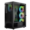 Caixa Logic ARAMIS ARGB MINIDI USB 3.0 preto