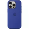 Capa de silicone Apple iPhone 16 Pro MagSafe ultramarino