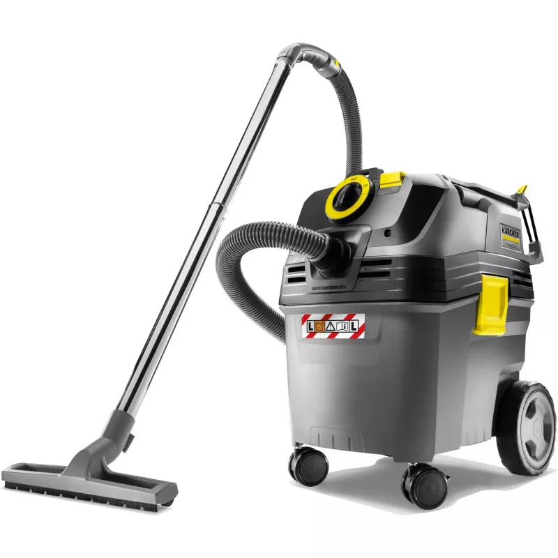 Aspirador de tambor Kärcher NT 30/1 Ap L — Sólidos e líquidos, depósito 30 L, 1380 W, fluxo de ar 74 l/s, 25,4 kPa