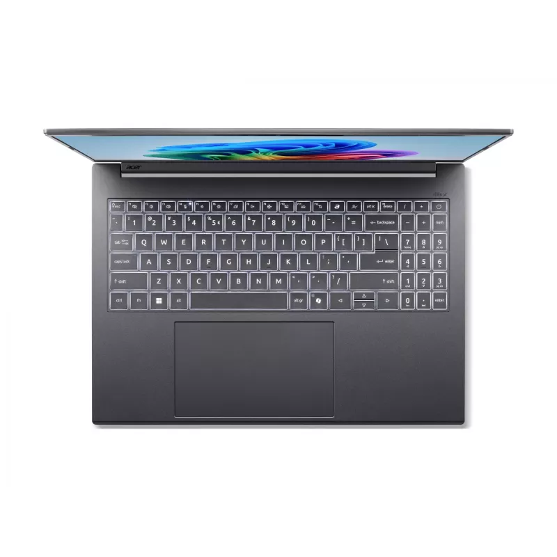 Acer Aspire 16 AI A16-11M - design de dobradiça a 180° - Snapdragon X X1-26-100 - Win 11 Home - Qualcomm Adreno - 16 GB RAM - 512 GB SSD NVMe, QLC - 40,6 cm (16