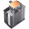 Dissipador de CPU Jonsbo CR-1000MAX 120mm RGB preto — ventoinha de 120 mm, iluminação RGB, acabamento preto
